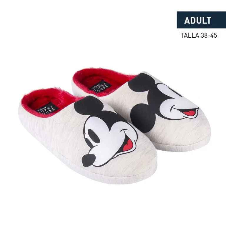 Mickey mouse Hausschuhe Mickey Mouse Polyester Hellgrau TPR
