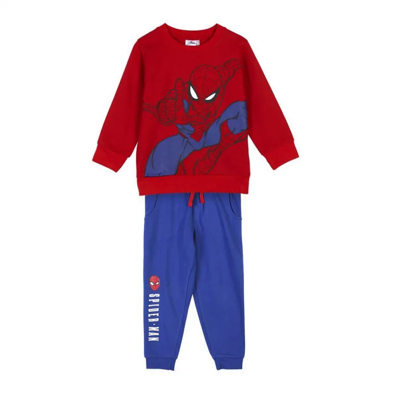 Spiderman Kinder Trainingsanzug Sportanzug Jogginganzug Hausanzug Rot