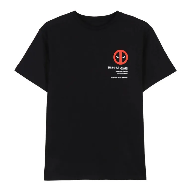 Deadpool Damen Kurzarm-T-Shirt Schwarz