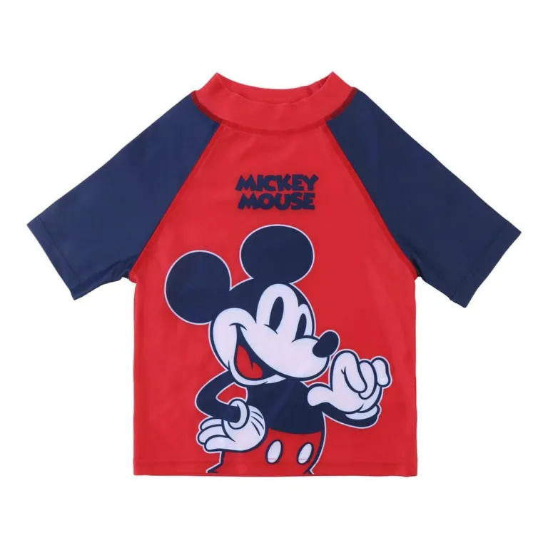Mickey mouse Bade-T-Shirt Mickey Mouse Rot