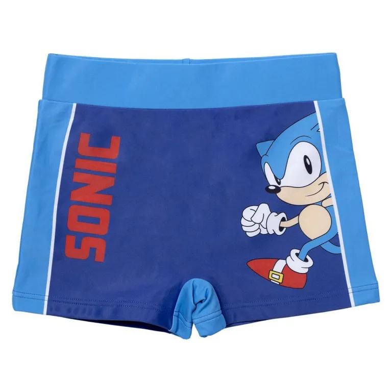 Sonic Jungen-Badeshorts Blau