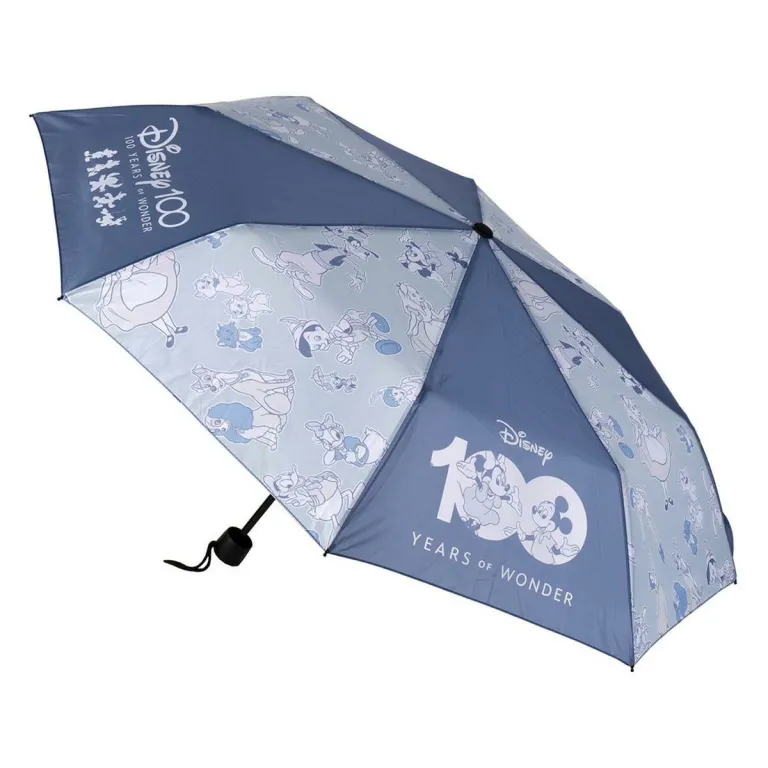 Disney Faltbarer Regenschirm 100 Blau 53 cm