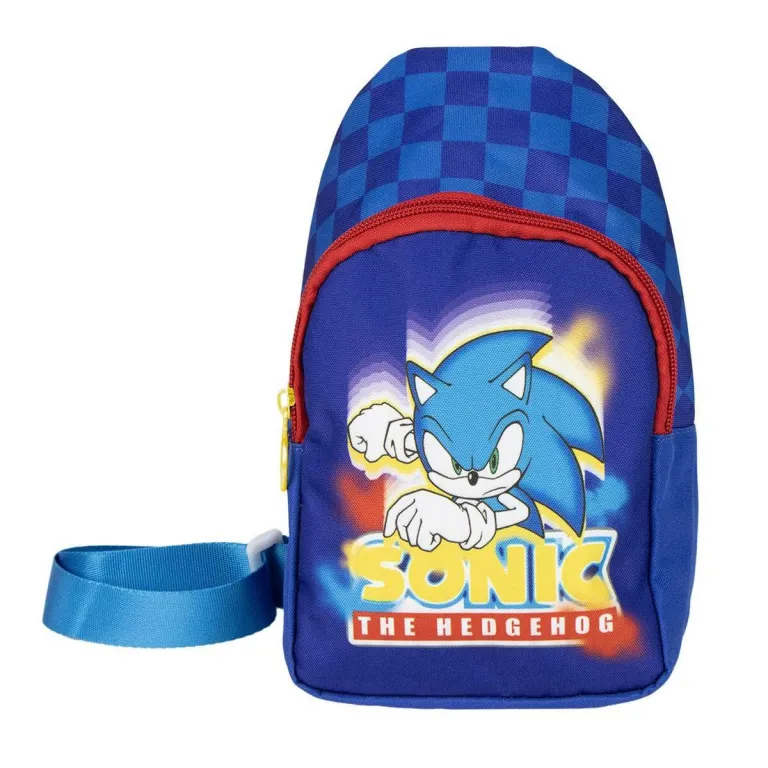 Sonic Kinderrucksack Blau 13 x 23 x 7 cm