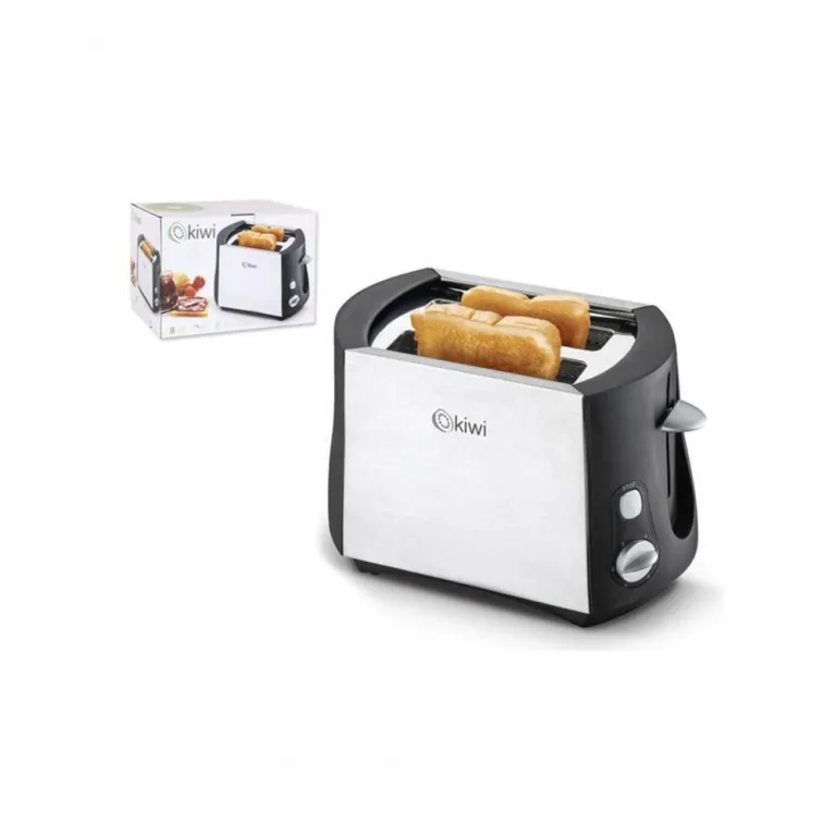Kiwi Toaster KT-6512 800W Grau Schwarz
