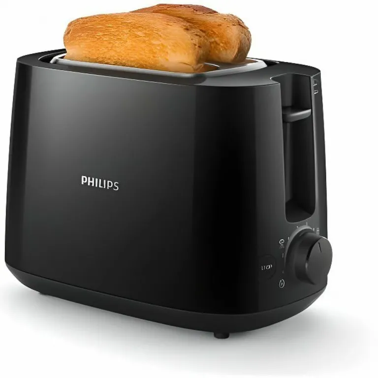 Philips Toaster HD2581/90 Schwarz 2 Scheiben