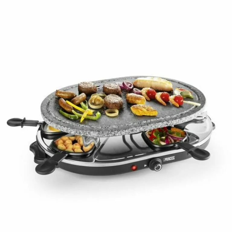 Princess Grillpfanne 8 Oval Stone Grill Party 1100W