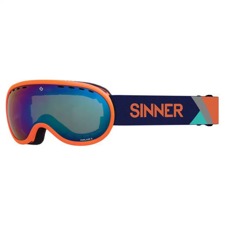 Sinner Skibrille Snowboardbrille Vorlage Orange