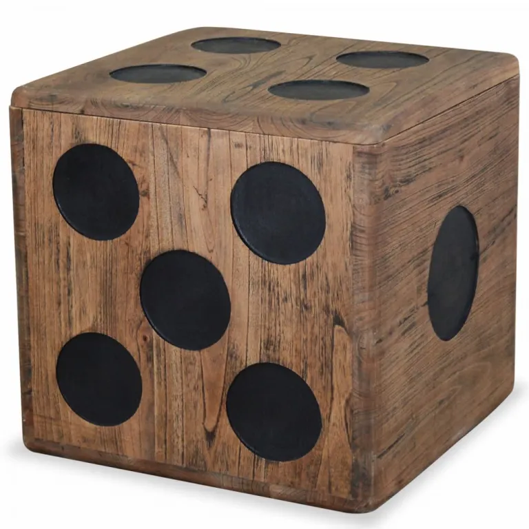 Aufbewahrungsbox Holzkiste mit Deckel Mindi-Holz 40 x 40 x 40 cm Wrfel-Design