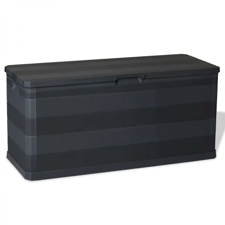 Kissenbox Auflagenbox Gartenbox Schwarz 1174556 cm