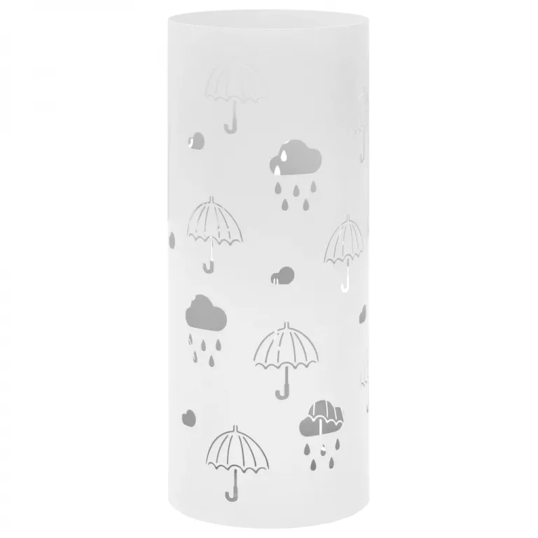 Schirmhalter Schirmstnder Gehstcke Regenschirm-Motiv Stahl Wei
