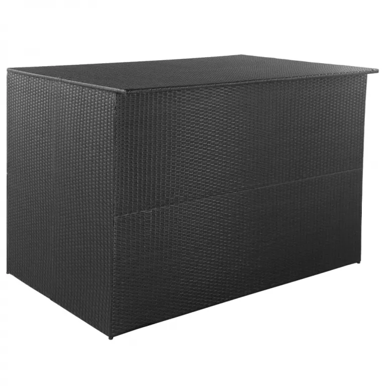 Kissenbox Auflagenbox Gartenbox Schwarz 150x100x100 cm Polyrattan