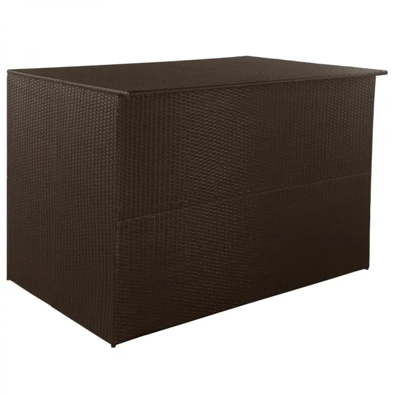Kissenbox Auflagenbox Gartenbox Braun 150x100x100 cm Polyrattan