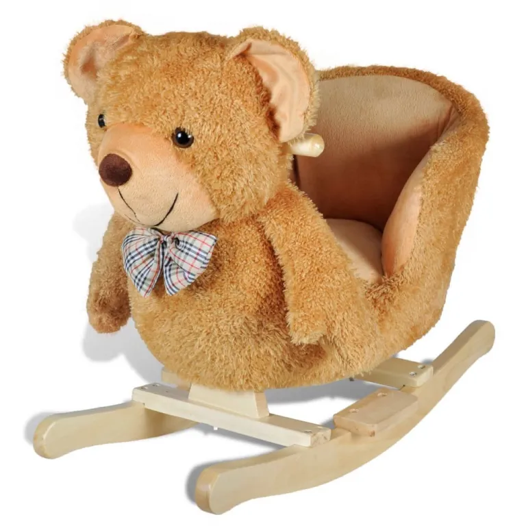 Schaukeltier Schaukelpferd Plsch Schaukelspielzeug Babyschaukel Teddybr