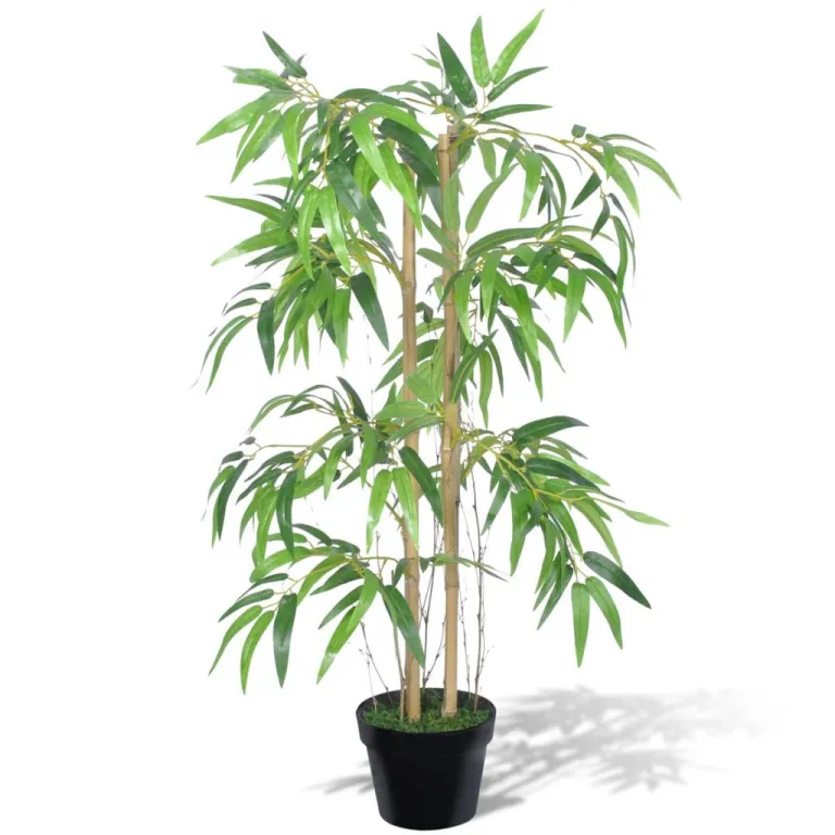Knstlicher Bambusbaum Twiggy mit Topf 90 cm Pflanze realistisch echt