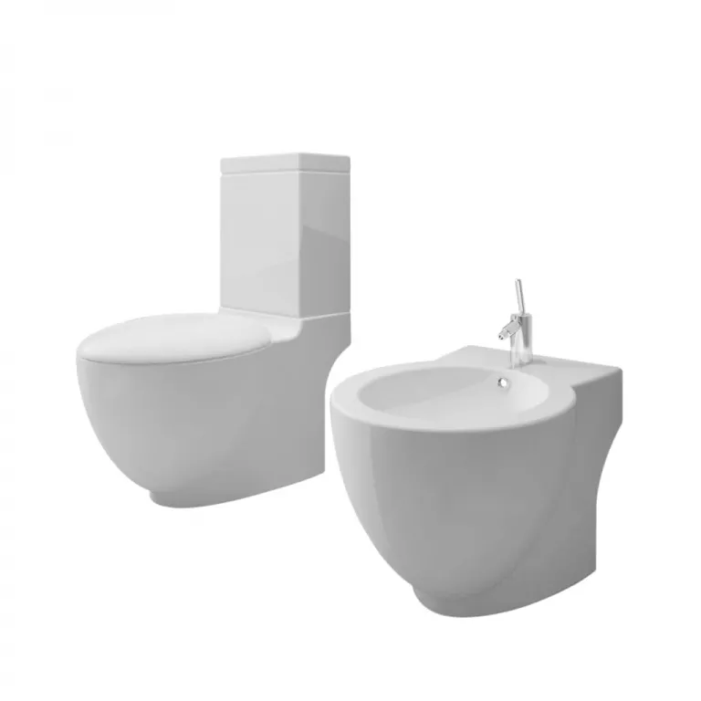 Toiletten & Bidet Set Wei Keramik Toilette Set Badezimmer