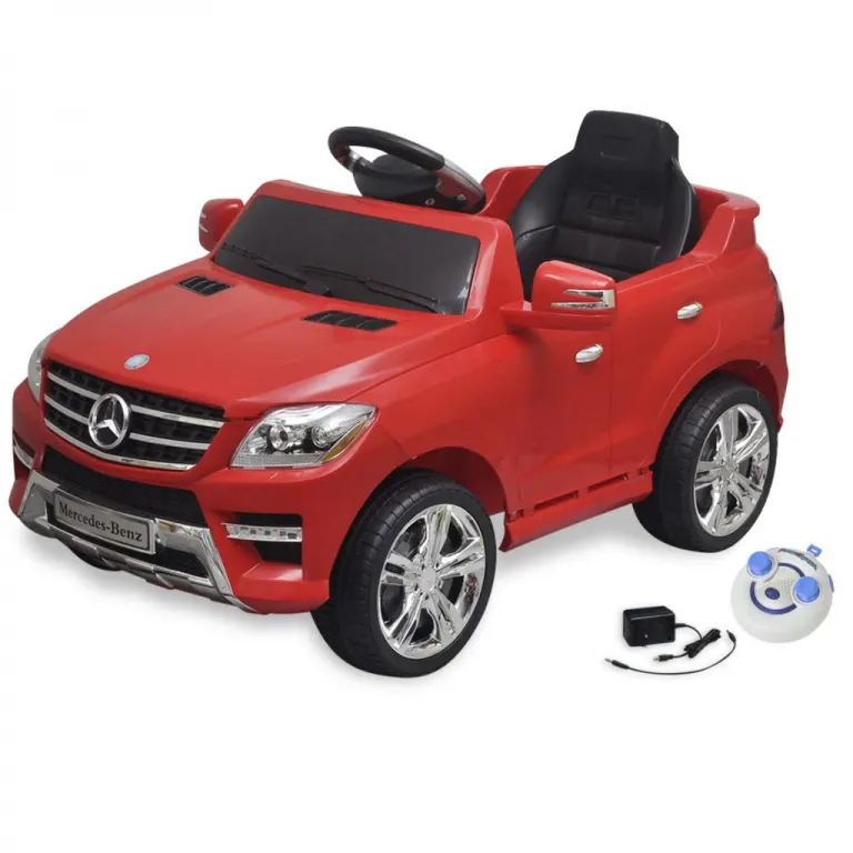 Kinderfahrzeug Elektroauto Ride-on Mercedes Benz ML350 Rot 6 V mit Fernbedienung