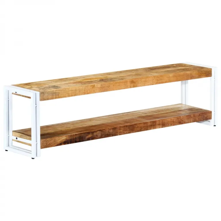 TV-Schrank 150 x 30 x 40 cm Massivholz Mango Lowboard