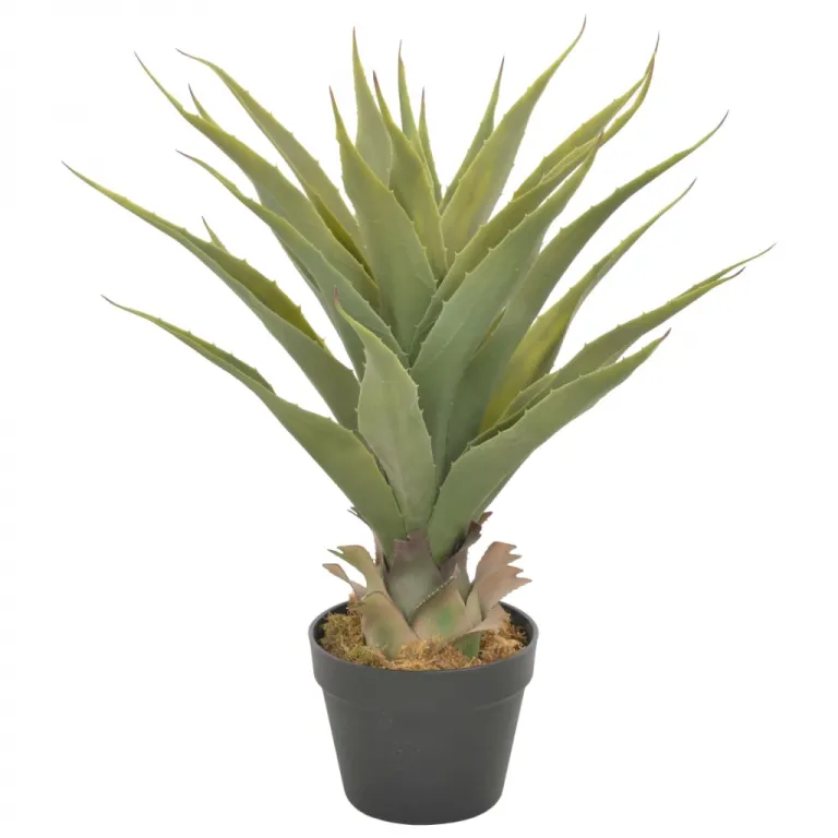 Knstliche Pflanze Yucca mit Topf Grn 60 cm Pflanze realistisch echt
