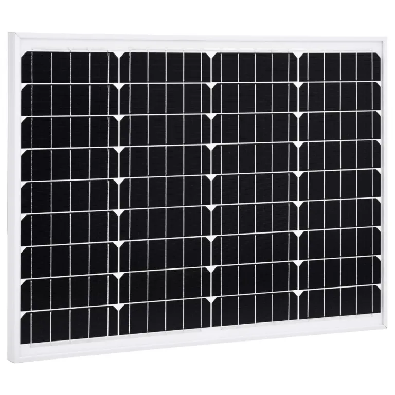 Solarmodul 50 W MonoGlasin Aluminium und Sicherheitsglas Solarpanel