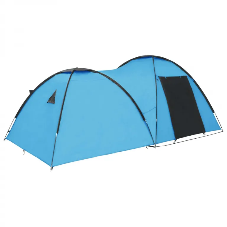 Camping-Igluzelt 450240190 cm 4 Personen Blau 4-Mann-Zelt Camping