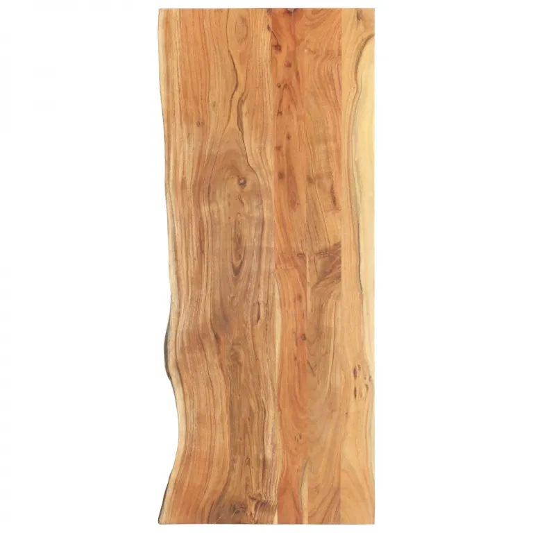 Badezimmer-Waschtischplatte Massivholz Akazie 140 x 55 x 3,8 cm