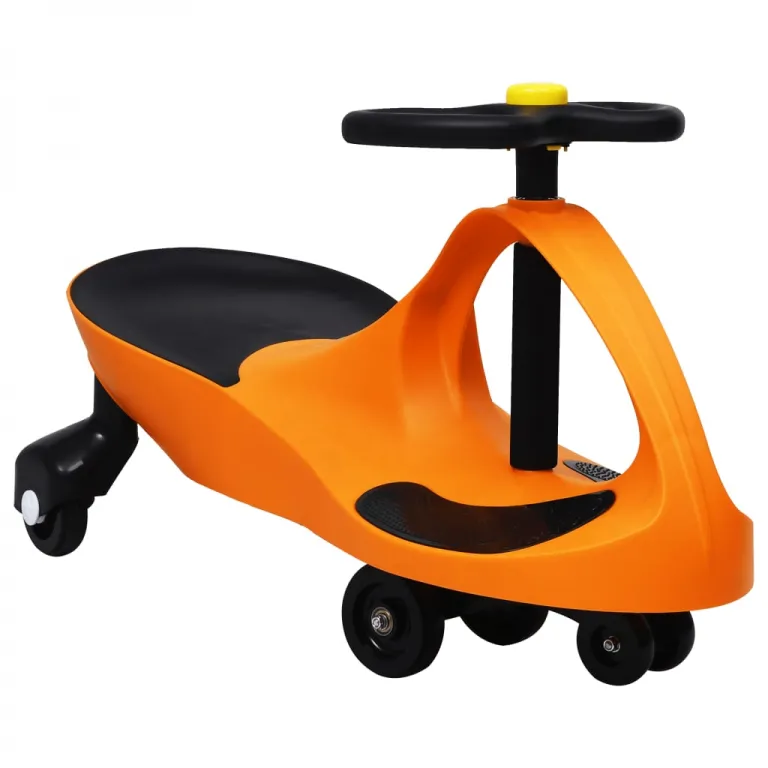 Kinderfahrzeug Wackel-Auto Swing-Auto mit Hupe Orange
