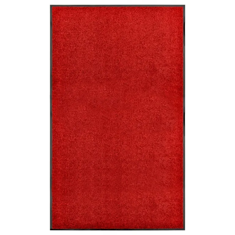 Trmatte Fumatte Waschbar Rot 90x150 cm Schmutzfangmatte Trvorleger