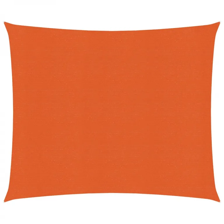 Sonnensegel 160 g / m Orange 3,6x3,6 m HDPE Beschattung Quadrat