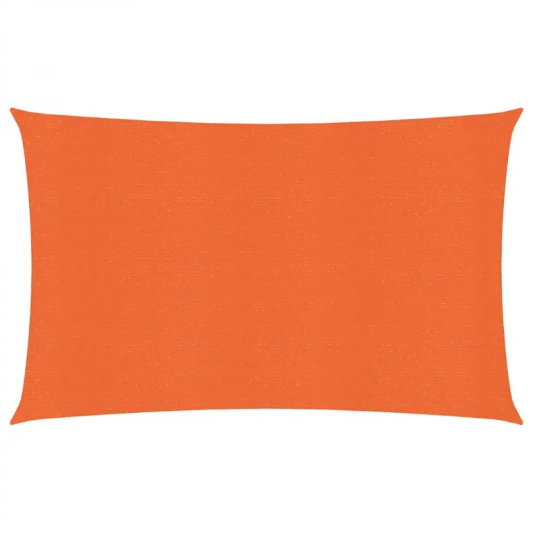 Sonnensegel 160 g / m Orange 2,5x4,5 m HDPE Beschattung Rechteck