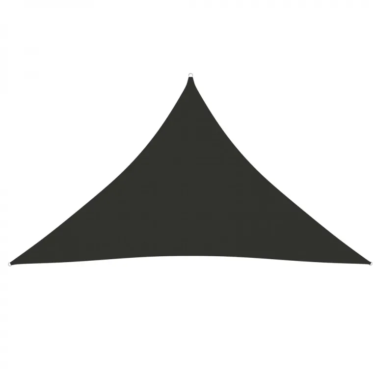Sonnensegel Oxford-Gewebe Dreieckig 2,5x2,5x3,5 m Anthrazit Beschattung