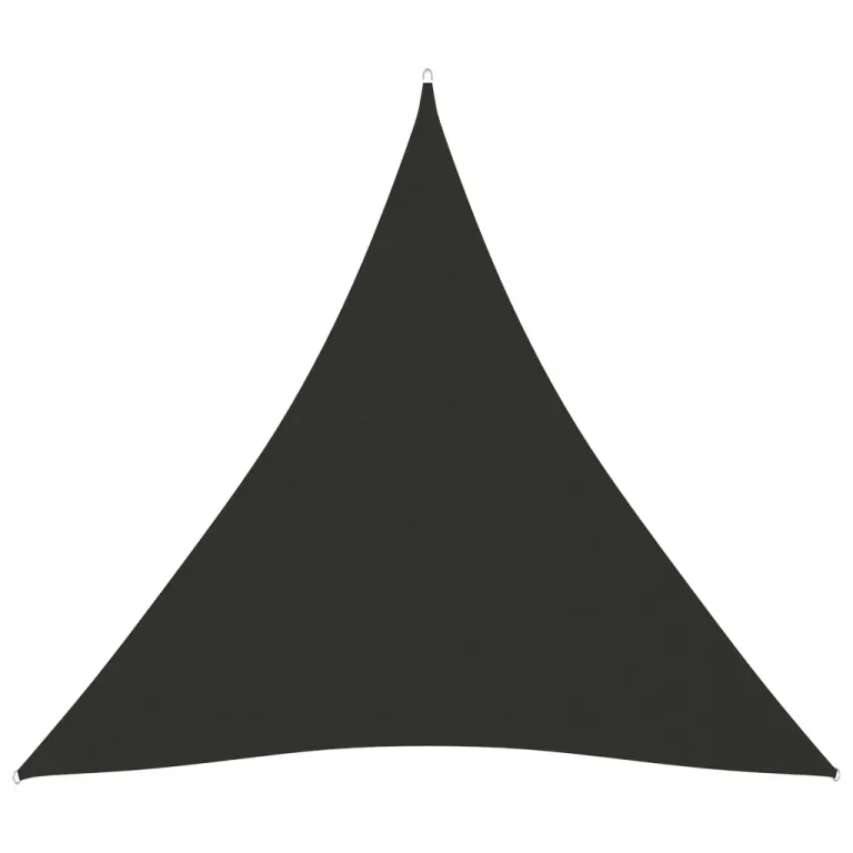 Sonnensegel Oxford-Gewebe Dreieckig 4x4x4 m Anthrazit Beschattung