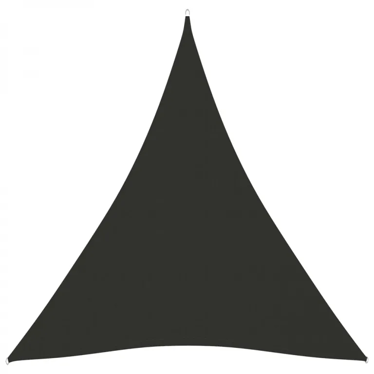 Sonnensegel Oxford-Gewebe Dreieckig 5x6x6 m Anthrazit Beschattung