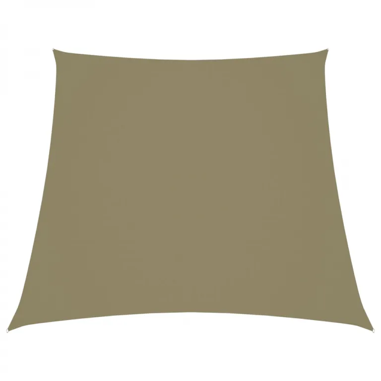 Sonnensegel Oxford-Gewebe Trapezfrmig 3 / 4x3 m Beige Beschattung