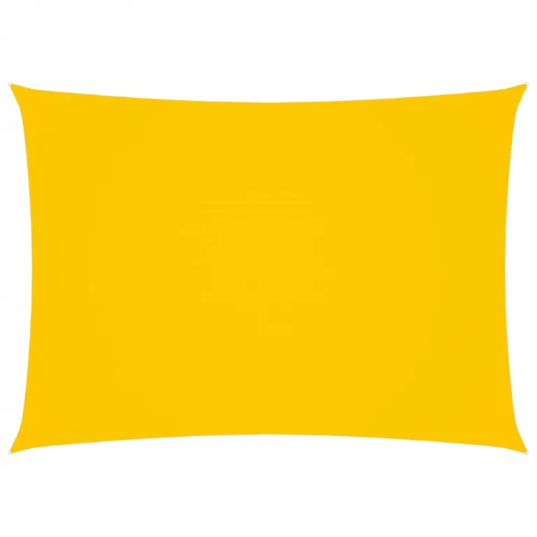 Sonnensegel Oxford-Gewebe Rechteckig 5x7 m Gelb Sonnenschutz Beschattung