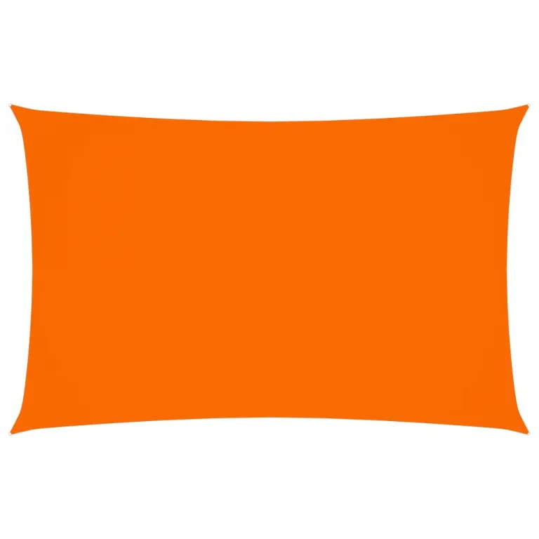 Sonnensegel Oxford-Gewebe Rechteckig 2,5x5 m Orange Sonnenschutz Beschattung