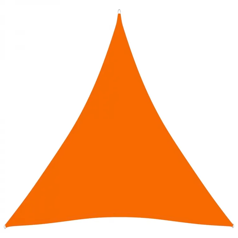Sonnensegel Oxford-Gewebe Dreieckig 3x3x3 m Orange Sonnenschutz Beschattung