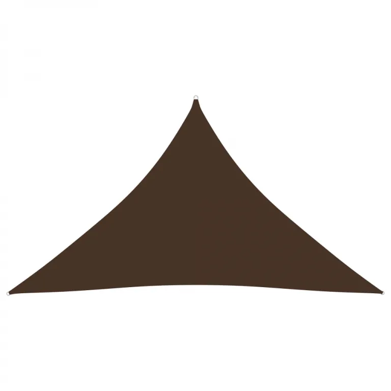 Sonnensegel Oxford-Gewebe Dreieckig 2,5x2,5x3,5 m Braun Beschattung