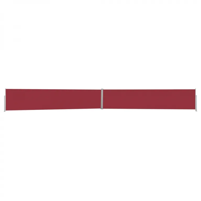 Ausziehbare Seitenmarkise 170x1200 cm Rot