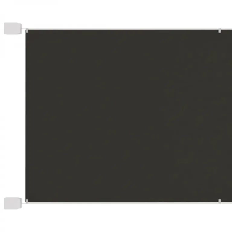 Senkrechtmarkise Anthrazit 180x600 cm Oxford-Gewebe