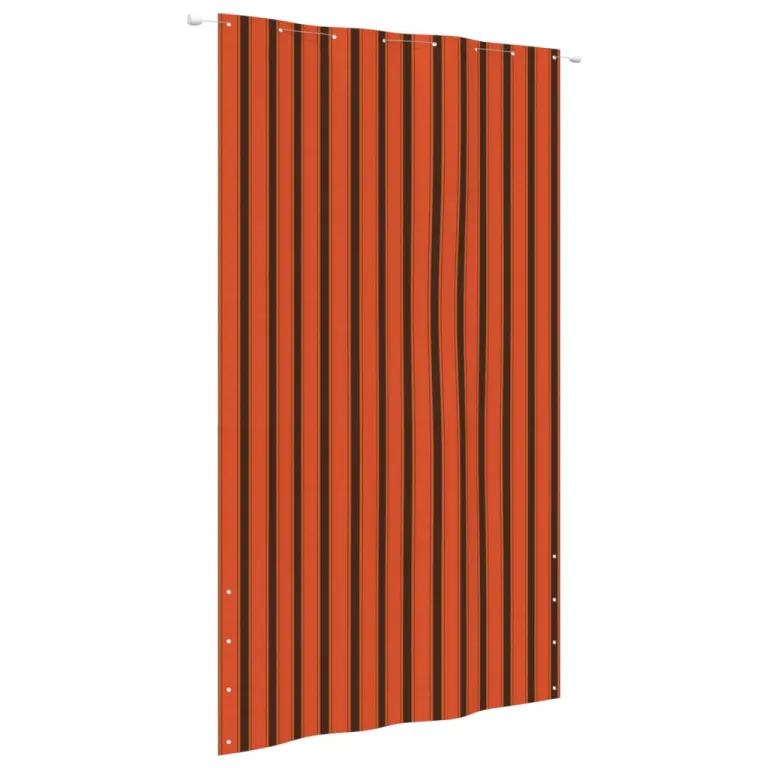 Balkon-Sichtschutz Orange und Braun 160x240 cm Oxford-Gewebe Windschutz Sonnensc