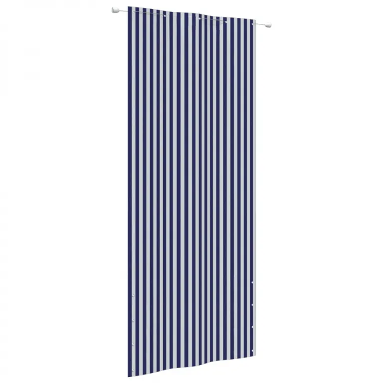 Balkon-Sichtschutz Blau und Wei 100x240 cm Oxford-Gewebe