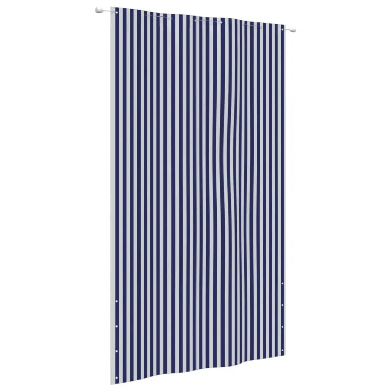 Balkon-Sichtschutz Blau und Wei 160x240 cm Oxford-Gewebe
