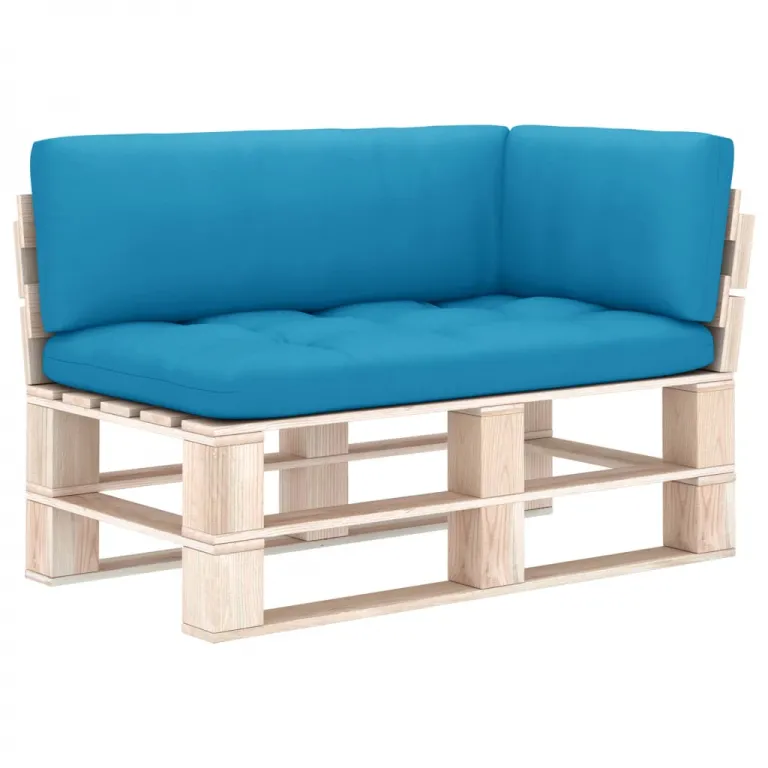 Palettensofa-Auflagen 3 Stk. Blau