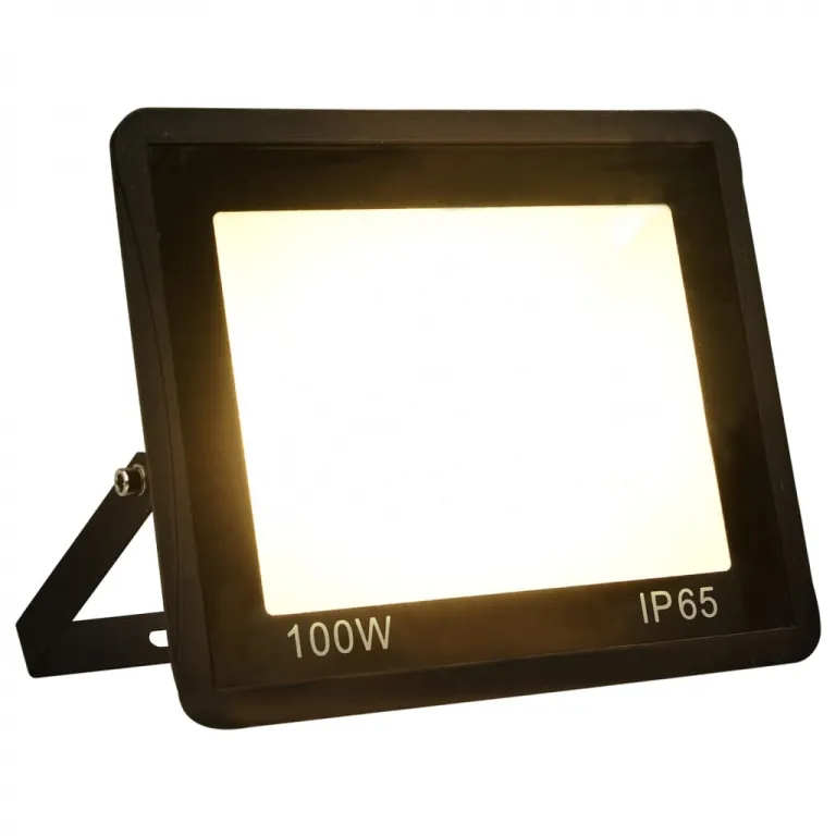 LED-Fluter 100 W Warmwei Baulampe