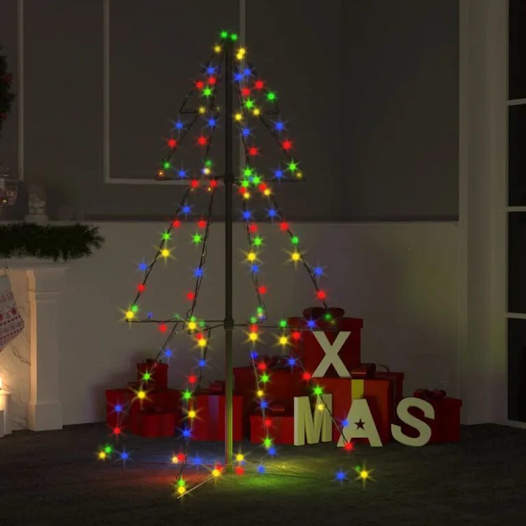 Weihnachtskegelbaum 160 LEDs Indoor Outdoor 78x120 cm