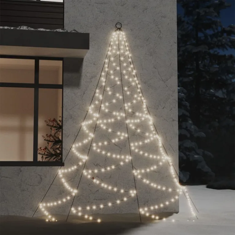 LED-Wandbaum mit Metallhaken 260 LED Warmwei 3m Indoor Outdoor