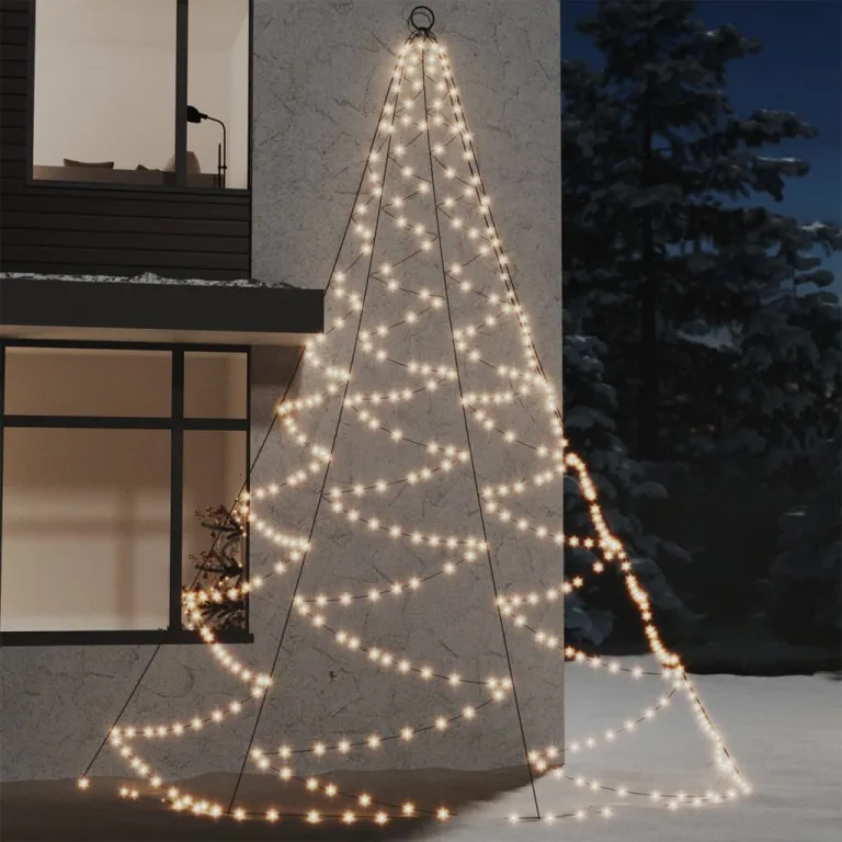 LED-Wandbaum mit Metallhaken 720 LED Warmwei 5m Indoor Outdoor