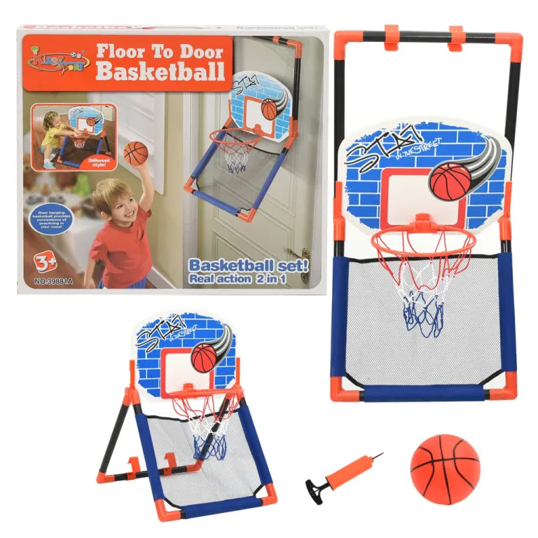Kinder Basketball-Set Multifunktional fr Boden und Wand