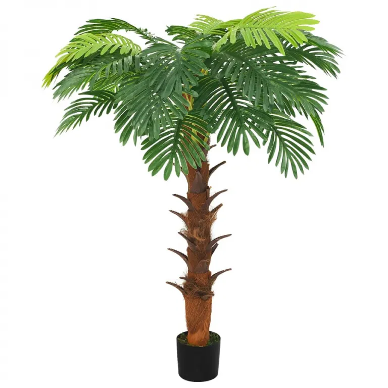 Knstliche Palme Cycas mit Topf 160 cm Grn Pflanze realistisch echt