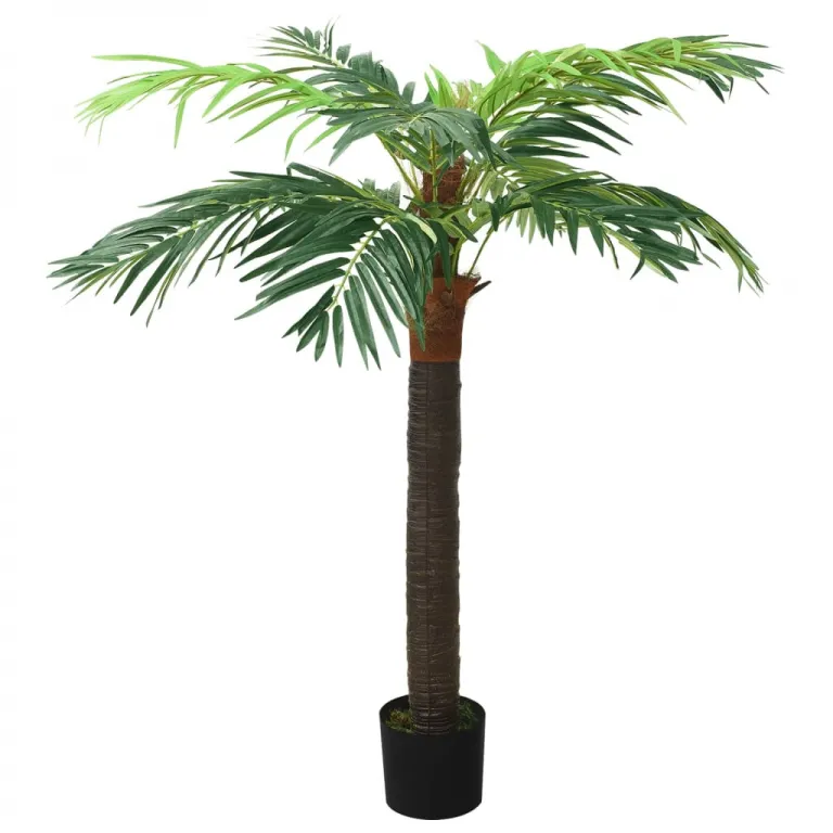 Knstliche Palme Phnix mit Topf 190 cm Grn Pflanze realistisch echt